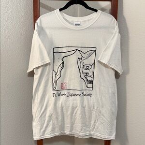 Fort Worth Japanese Society Graphic Tee Gildan Ultra Cotton Japanese Art Shirt
